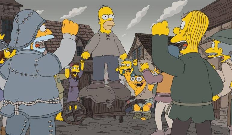  La nueva temporada de “Los Simpsons” parodia a “Game of Thrones”