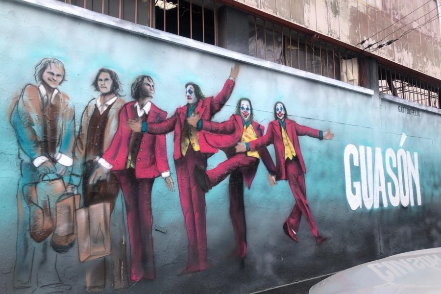  Increíble mural del “Joker” sorprende en las calles de Santiago