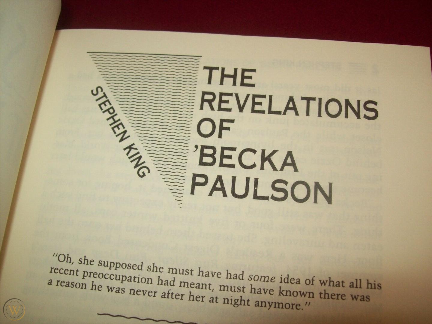  The revelations of Becka Paulson de Stephen King llegará como serie de TV