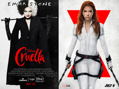  “Cruella” y “Black Widow” se podrán ver antes en Disney Plus, por un precio adicional